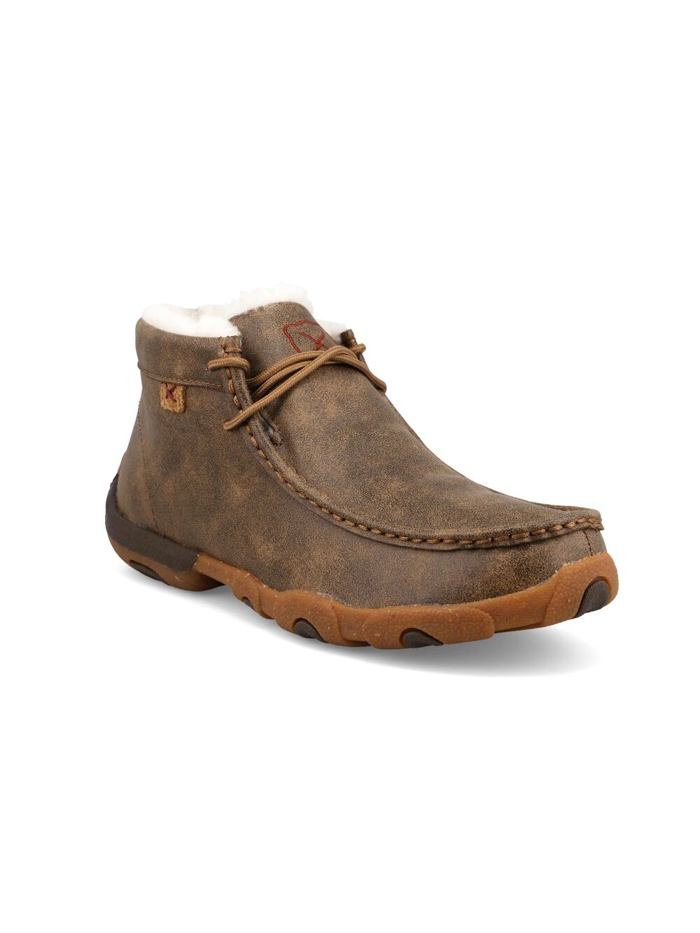 Twisted X Women's Chukka Drv Moc, Moc Toe, Bomber & Fur Lining, 6.5 M